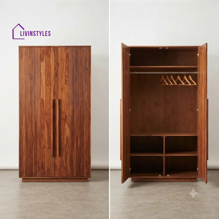 Kamakshi Wooden Wardrobe for Clothes | Cupboard for Clothes