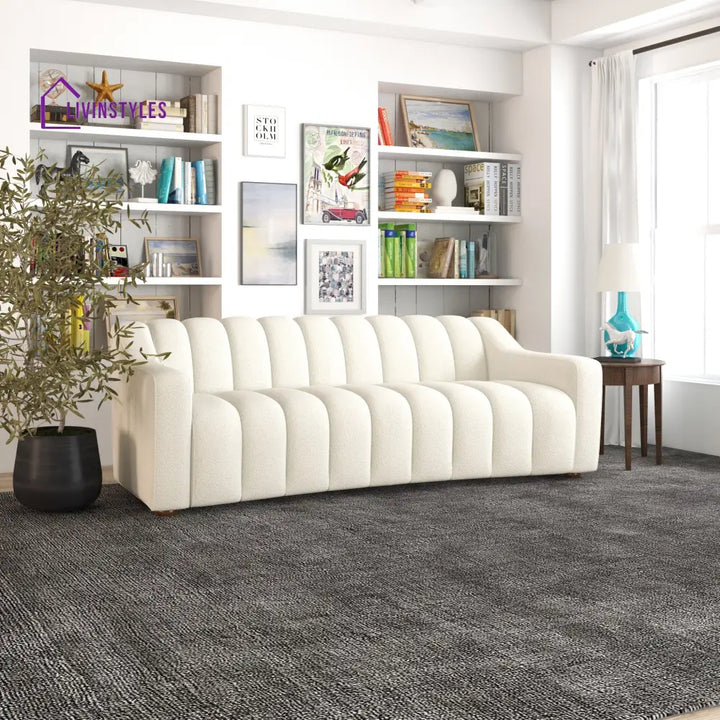 Kamal Three Seater Sofa For Living Room