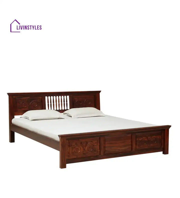 Devanti Traditional Solid Wood Beds Bed without storage