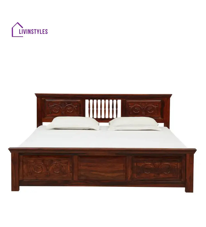 Devanti Traditional Solid Wood Beds Bed without storage
