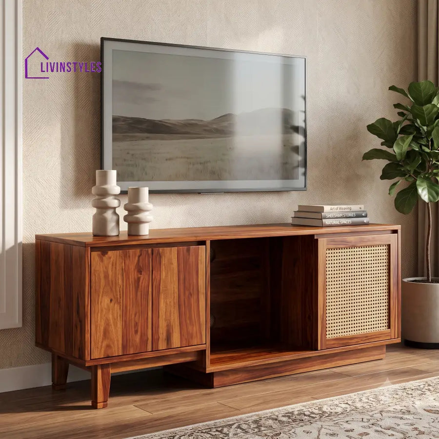 Kanishka Sheesham Wood Tv Unit for Living Room | Tv Cabinet | Tv Console