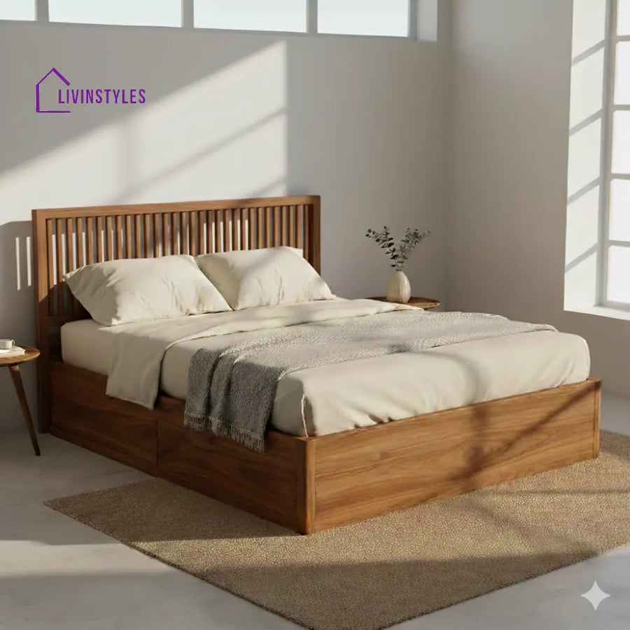 Karen Premium Sheesham Wood Bed