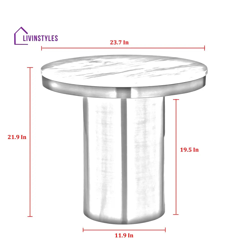 Karina Pedestal End Table