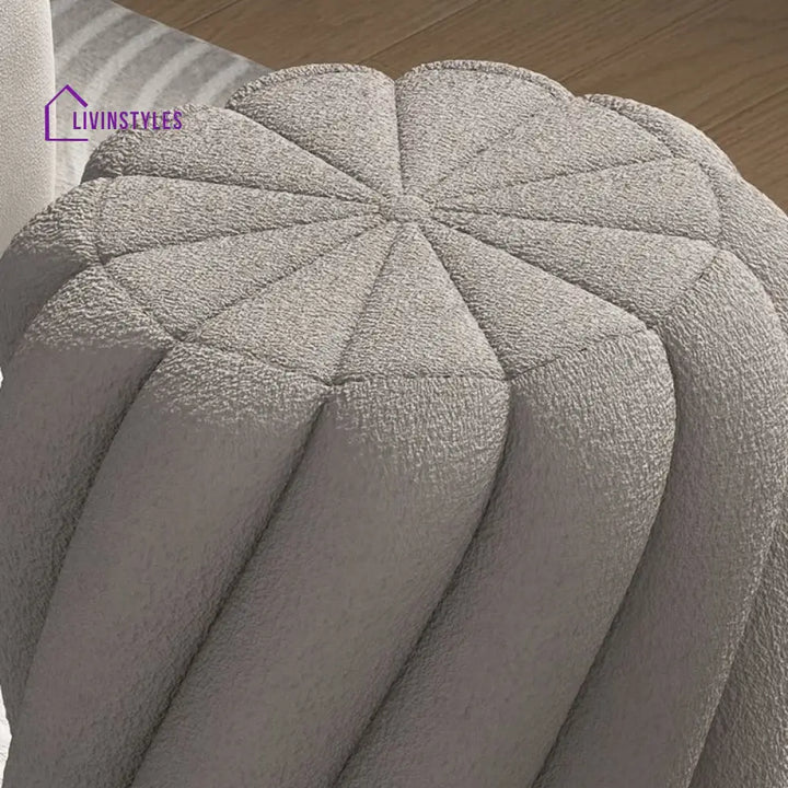 Karisha Living Room Ottoman | Boucle Fabric