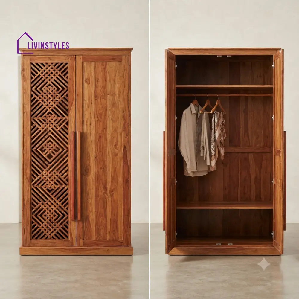 Karishma Wooden Wardrobe for Clothes | Cupboard for Clothes