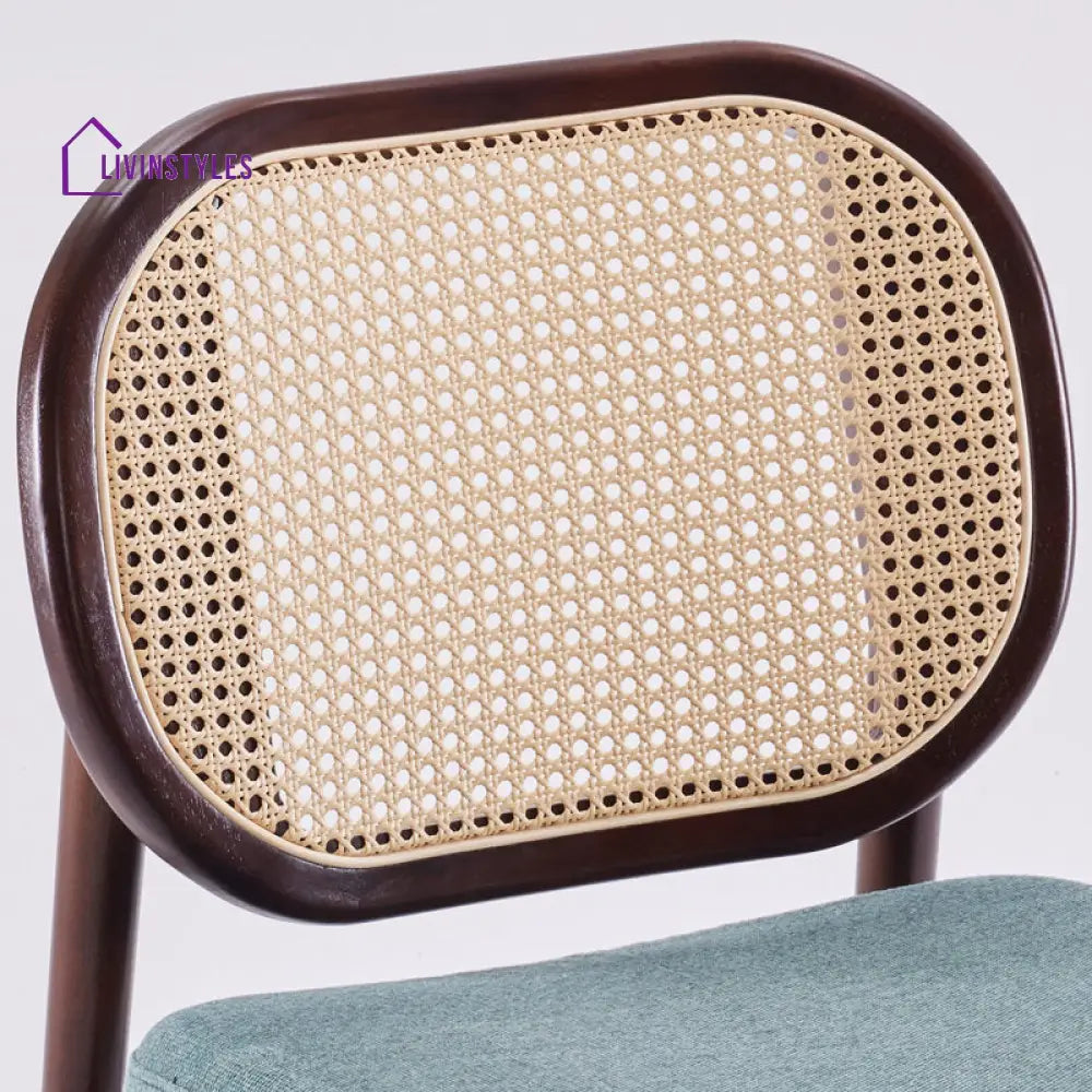 Kashika Solid Wood and Fabric Arm Chair | Living Room Chair | Lounge Chair
