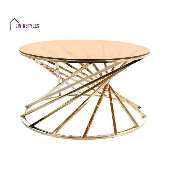 Kashish Glass Top Coffee Table For Living Room