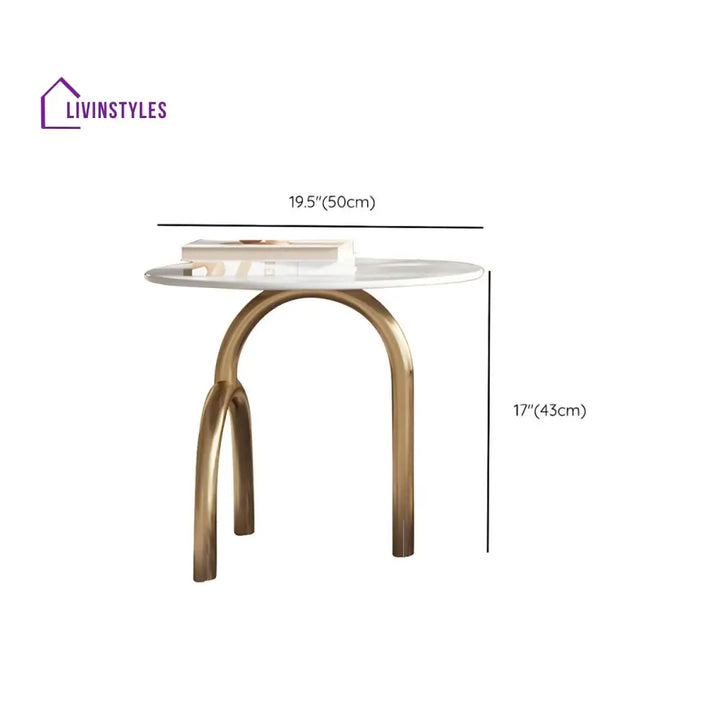 Kashmira Stainless Steel Coffee Table for Living Room