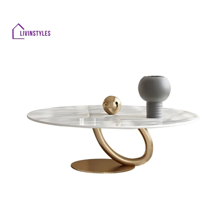 Kashmira Stainless Steel Coffee Table for Living Room