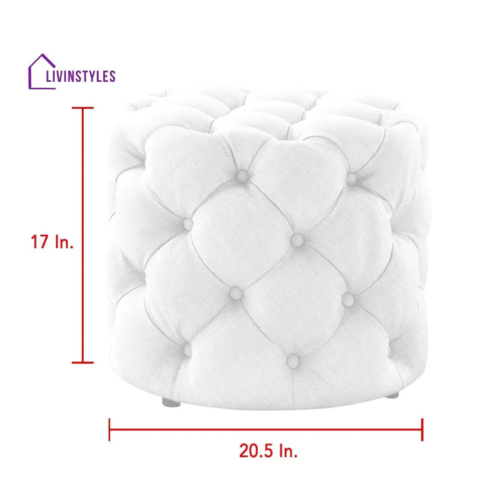 Katerina Round Ottoman