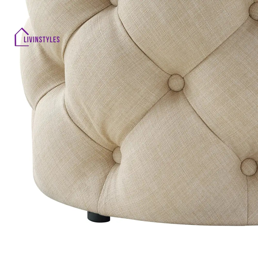 Katerina Round Ottoman