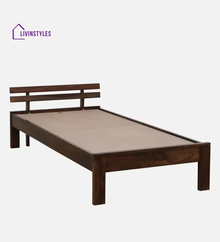 Amol Sheesham Wood Single Beds Bedroom Furniture Sets