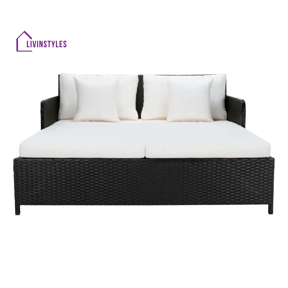 Katinka Outdoor Patio Double Seater Daybed For Garden Poolside - Daybed