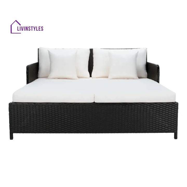Katinka Outdoor Patio Double Seater Daybed For Garden Poolside - Daybed