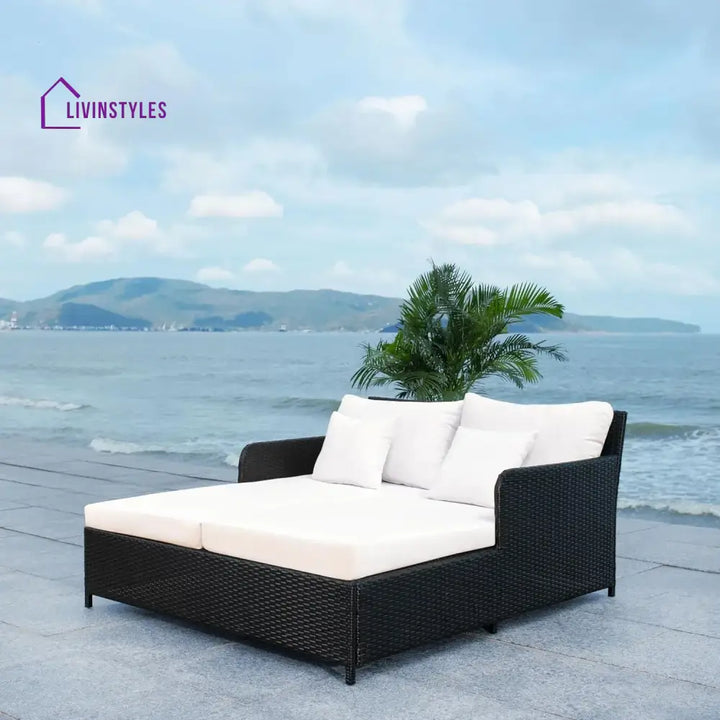 Katinka Outdoor Patio Double Seater Daybed For Garden Poolside - Daybed