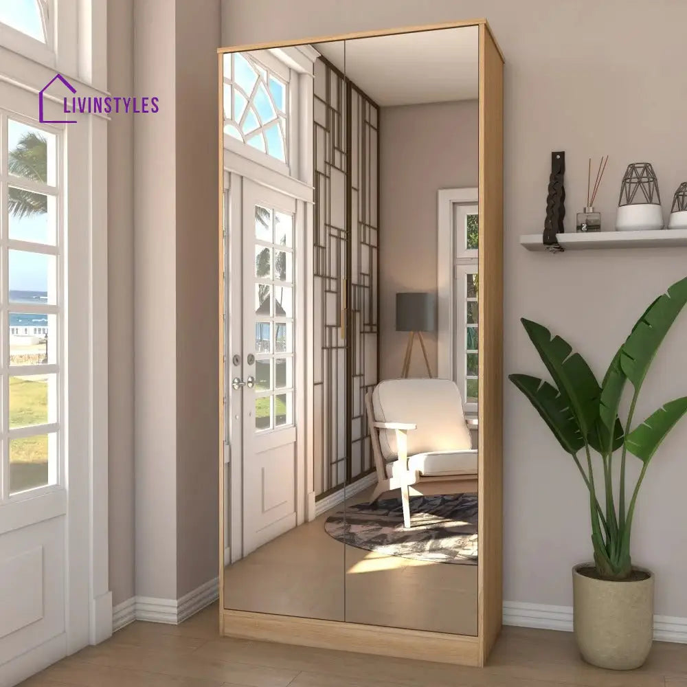 Katya White and Glass Door Shoe Rack