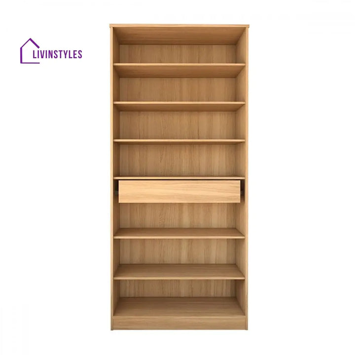 Katya White and Glass Door Shoe Rack