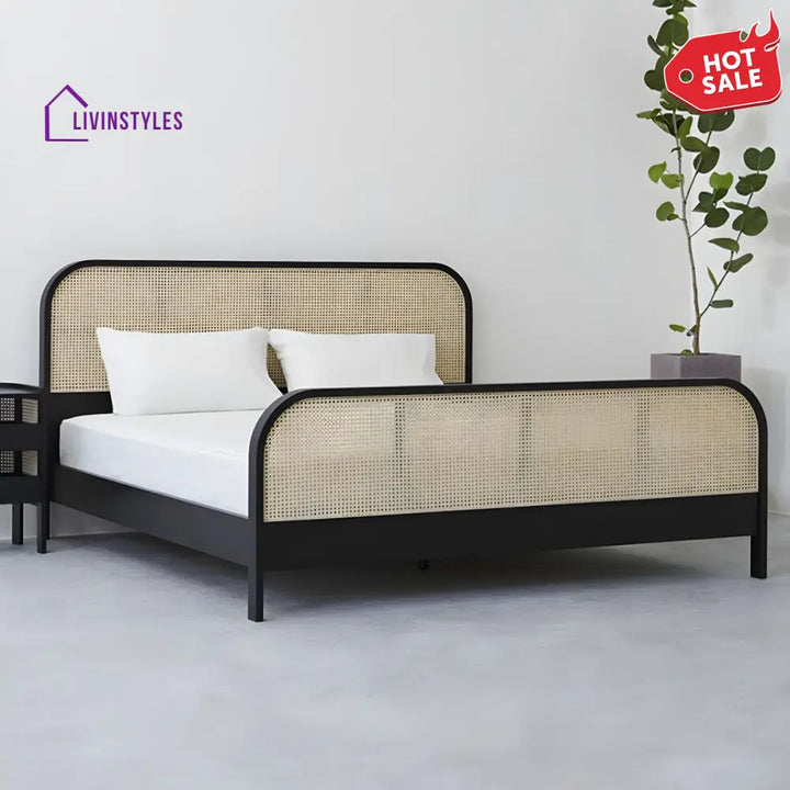 Kavir Solid Wood Bed Without Storage