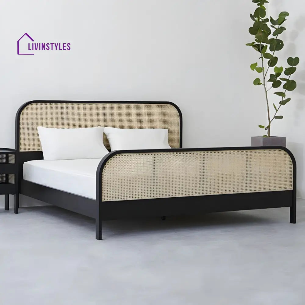 Kavir Solid Wood Bed Without Storage