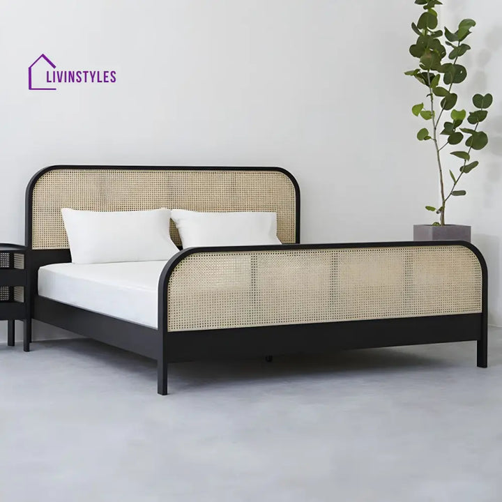 Kavir Solid Wood Bed Without Storage