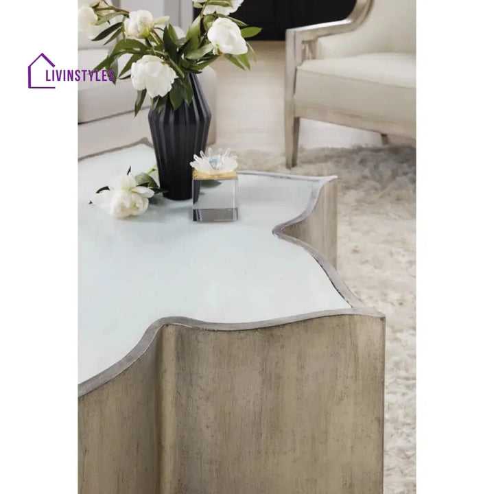 Kavita Stainless Steel Coffee Table | Designer Coffee Table