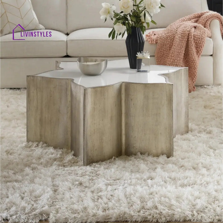 Kavita Stainless Steel Coffee Table | Designer Coffee Table