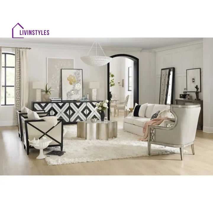 Kavita Stainless Steel Coffee Table | Designer Coffee Table