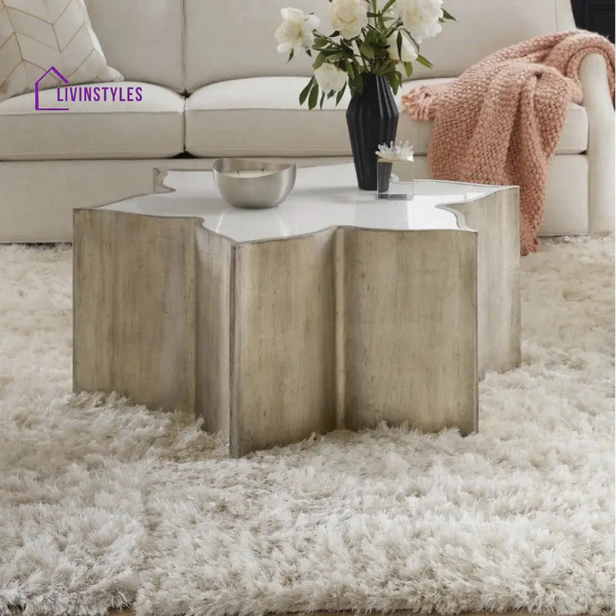 Kavita Stainless Steel Coffee Table | Designer Coffee Table