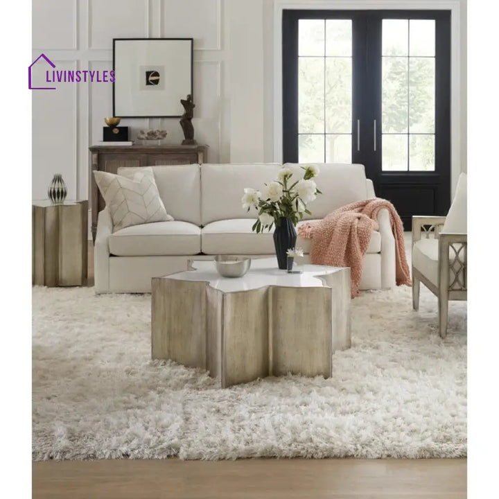 Kavita Stainless Steel Coffee Table | Designer Coffee Table