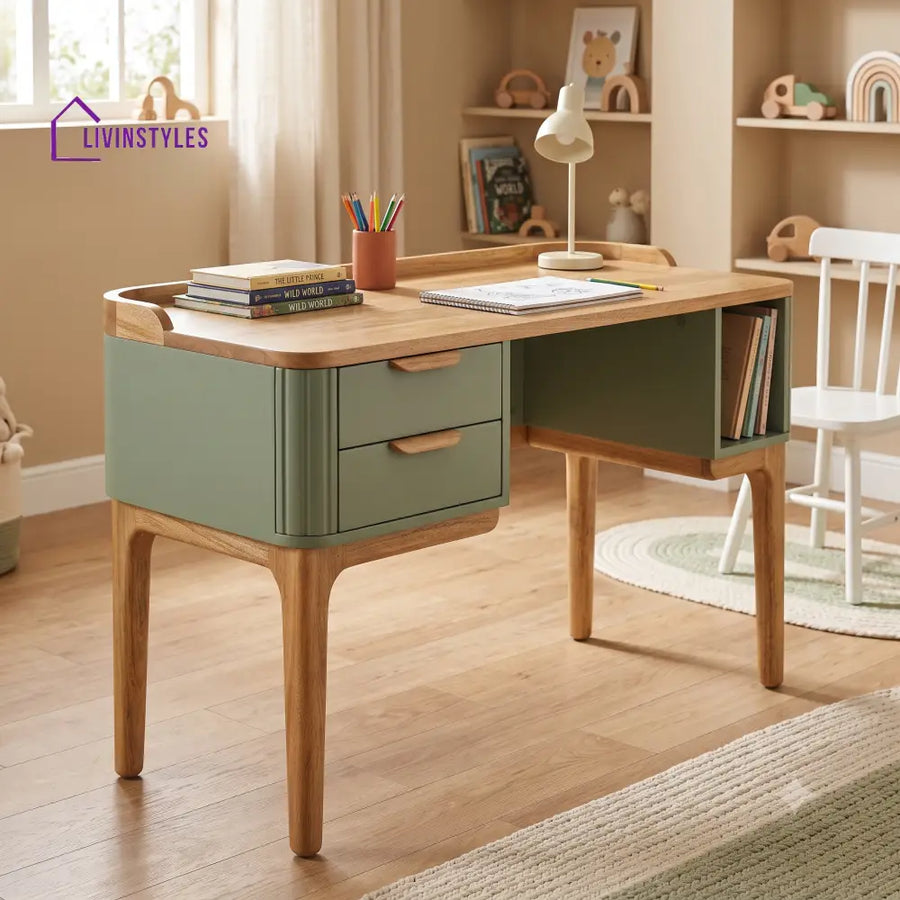 Kavitha Mango Wood Kids Study Table | Study Table for Kids