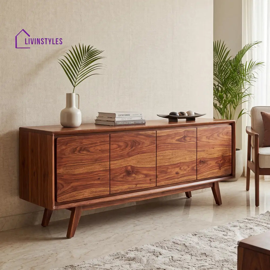 Kavitha Sheesham Wood Tv Unit for Living Room | Tv Cabinet | Tv Console
