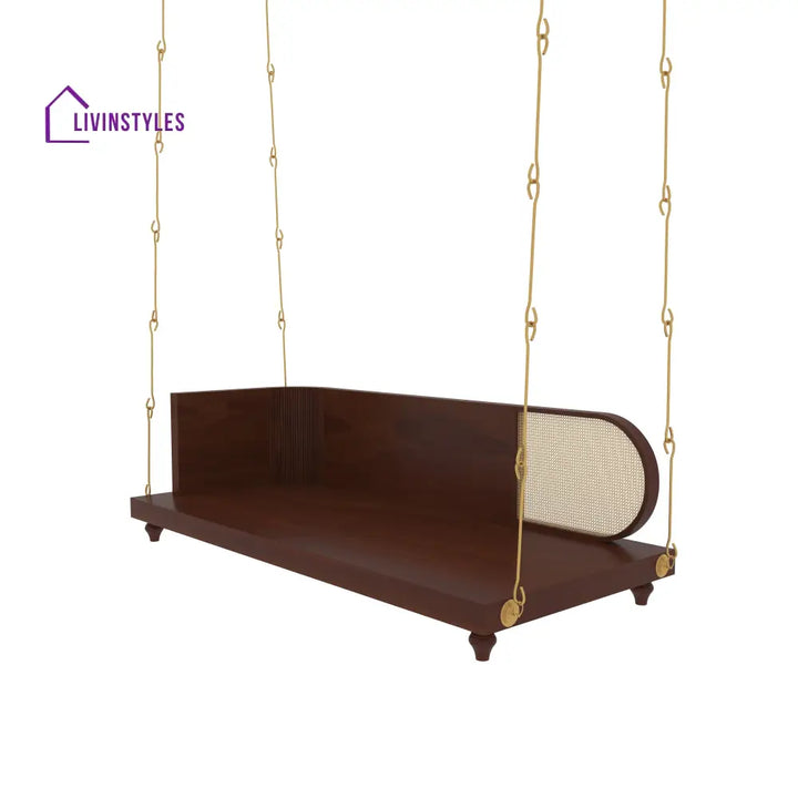 Kavya Elegant Wooden Indoor Swing with Minimalist Design – Perfect for Modern Homes Swing
