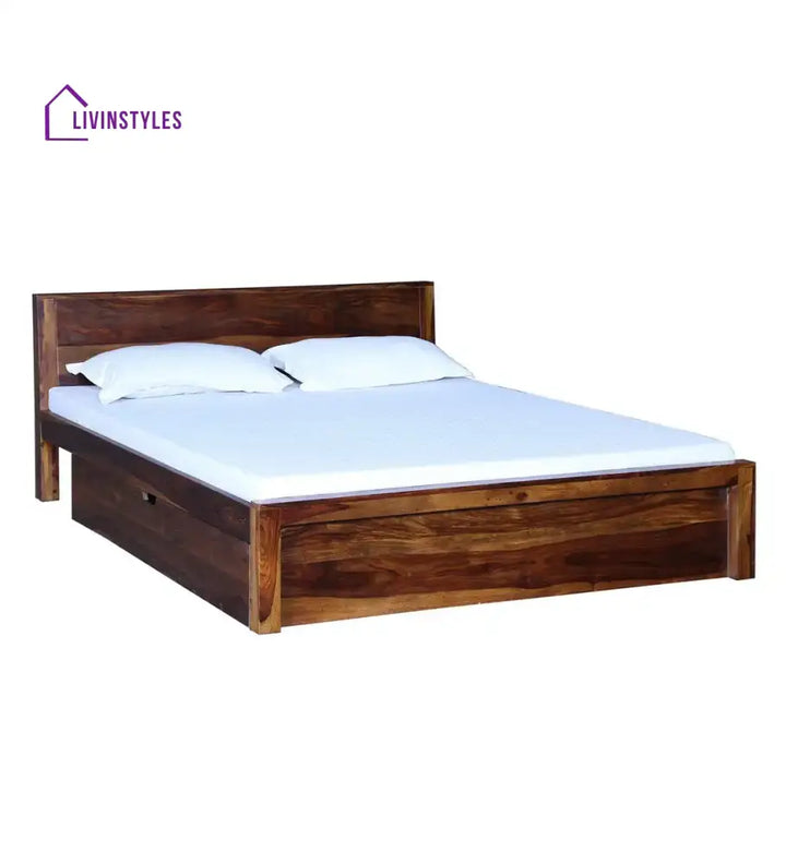 Acro Solid Wood Storage Beds with Drawer Bedroom Furniture Sets