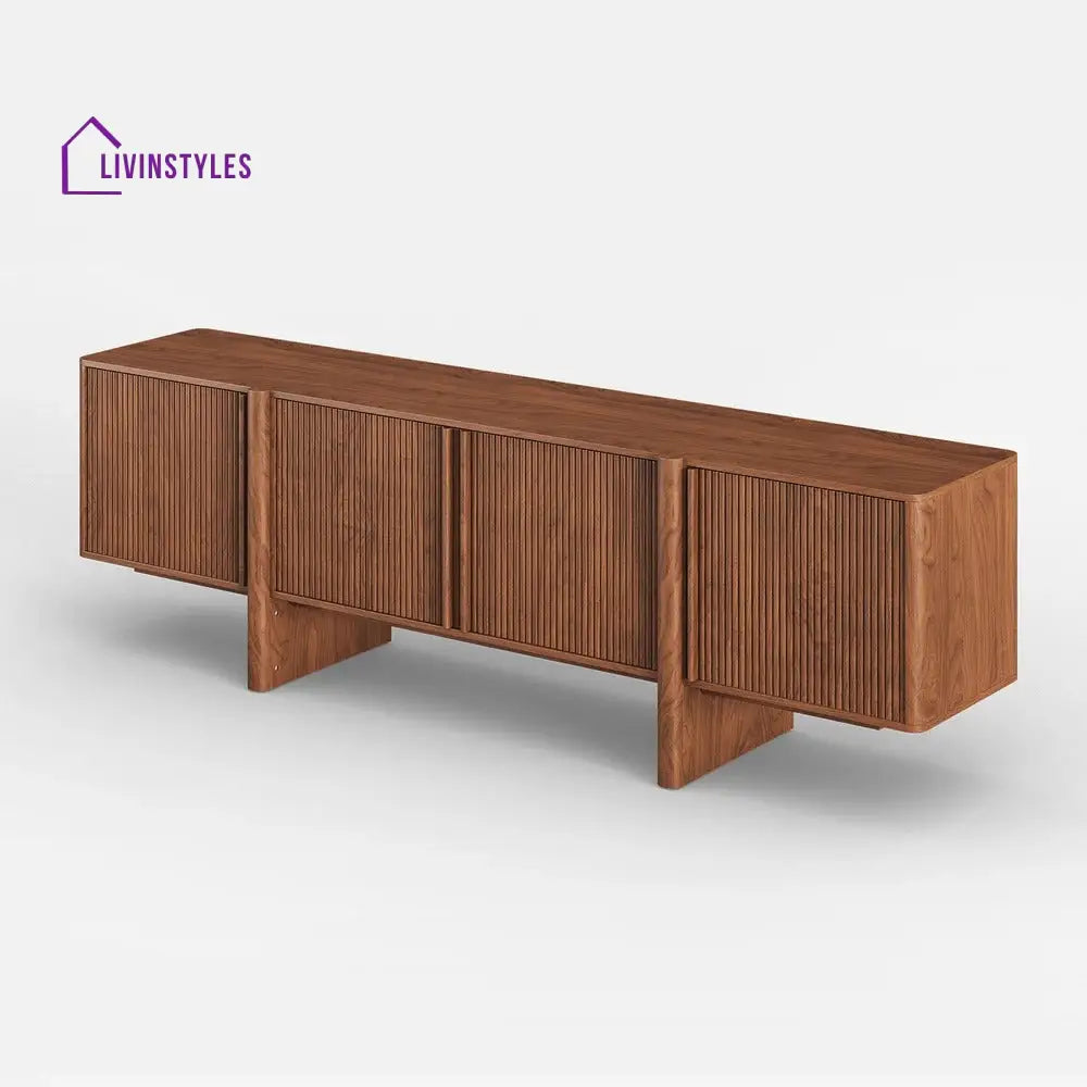 Kayla Solid Sheesham Wood Tv Unit | Console for Living Room