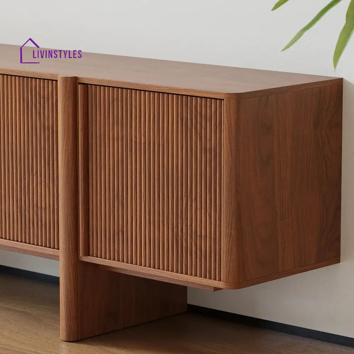 Kayla Solid Sheesham Wood Tv Unit | Console for Living Room