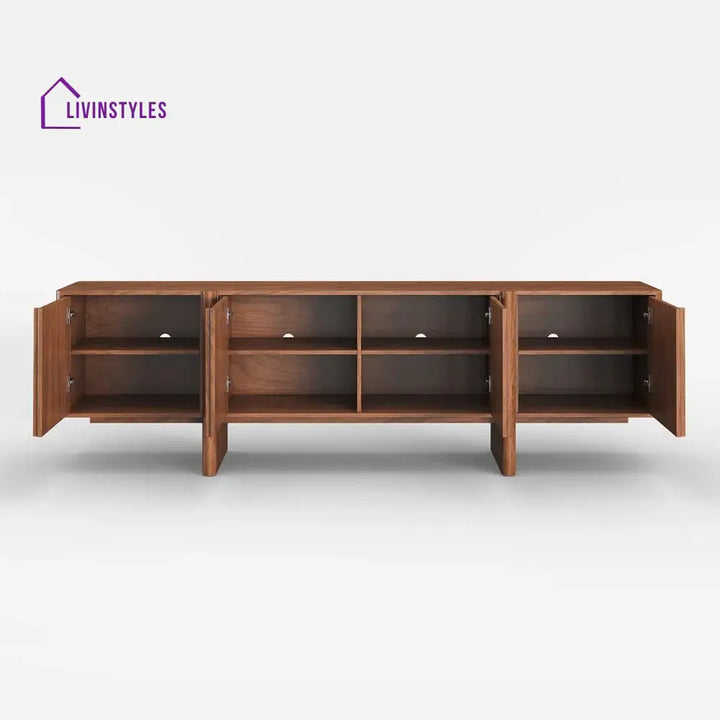 Kayla Solid Sheesham Wood Tv Unit | Console for Living Room