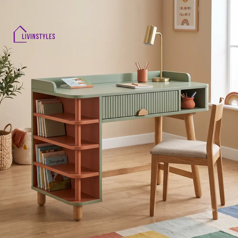 Keerthana Mango Wood Kids Study Table | Study Table for Kids
