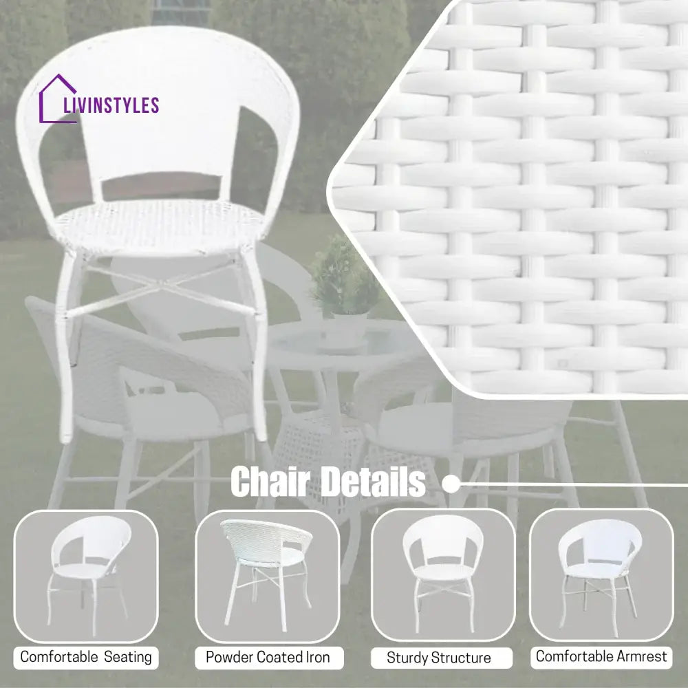 Kennedy 5-Piece Outdoor Rattan Wicker Patio Bistro Set Patio Set