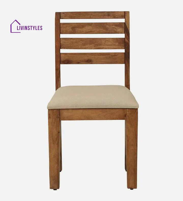Kentan Sheesham Wood 6 Seater Dining Set In Rustic Teak With Bench,