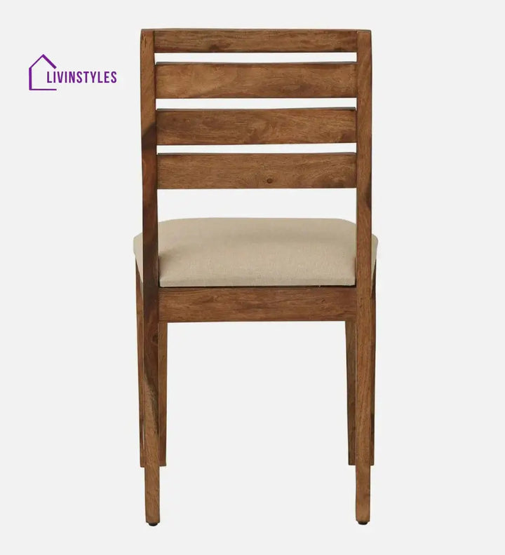 Kentan Sheesham Wood 6 Seater Dining Set In Rustic Teak With Bench,