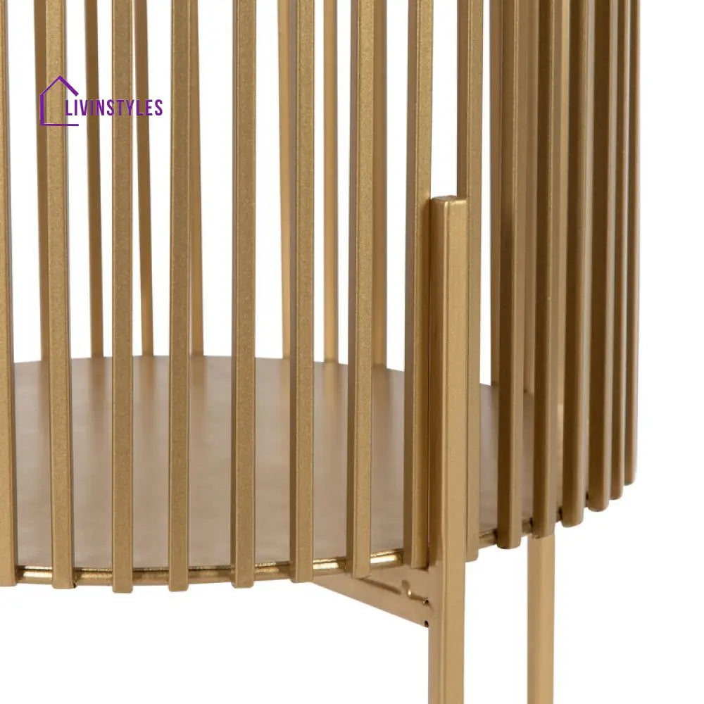 Ketaki Metal Black Plant Stand For Balcony