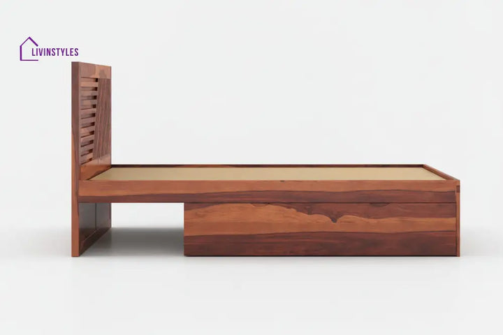 Khanh Drawer Bed in Sheesham Wood - King Size