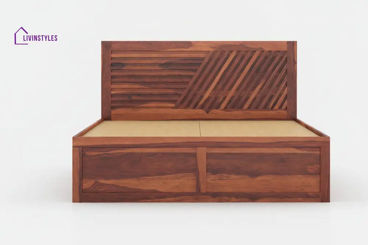 Khanh Drawer Bed in Sheesham Wood - King Size