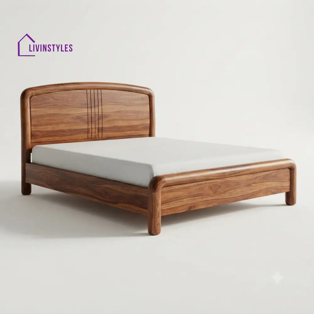 Khanyisile Wooden Double Bed | King Size Bed | Queen Size Bed - Bed Without Storage