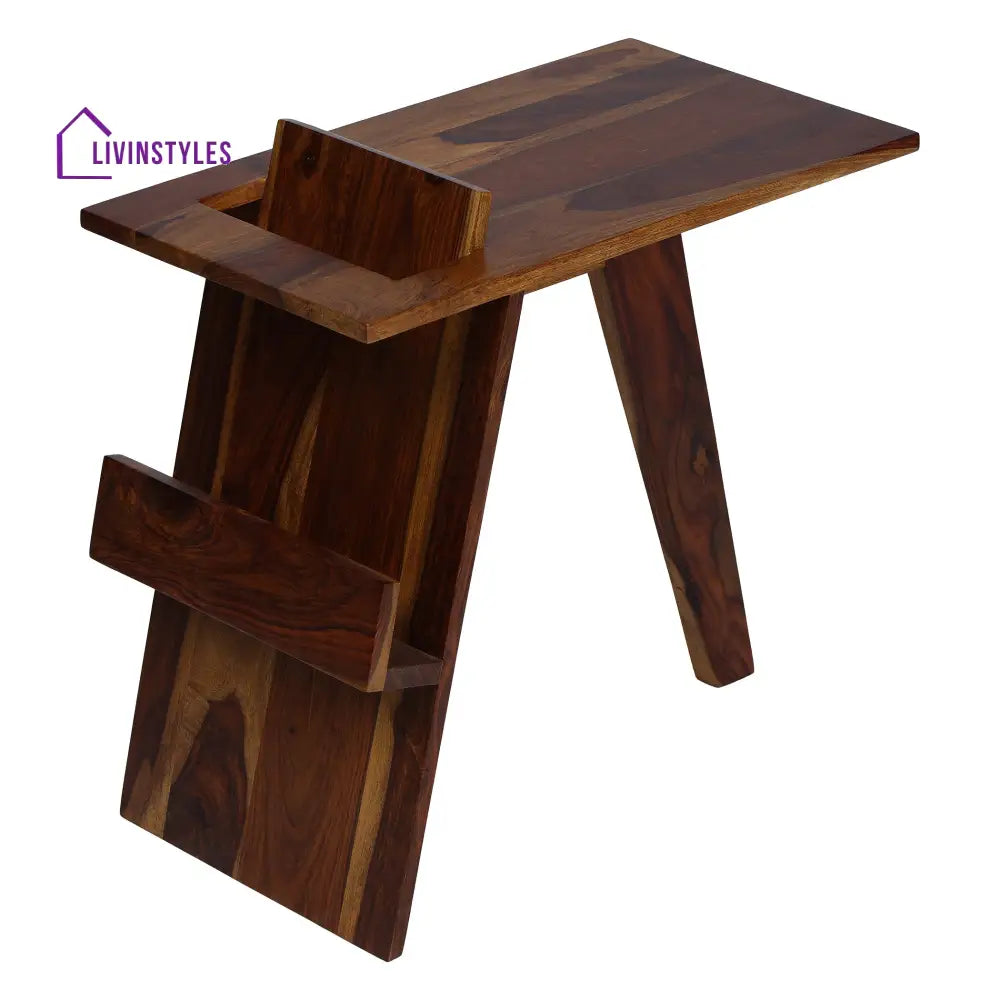 Khrystyna Magazine Rack Side Table