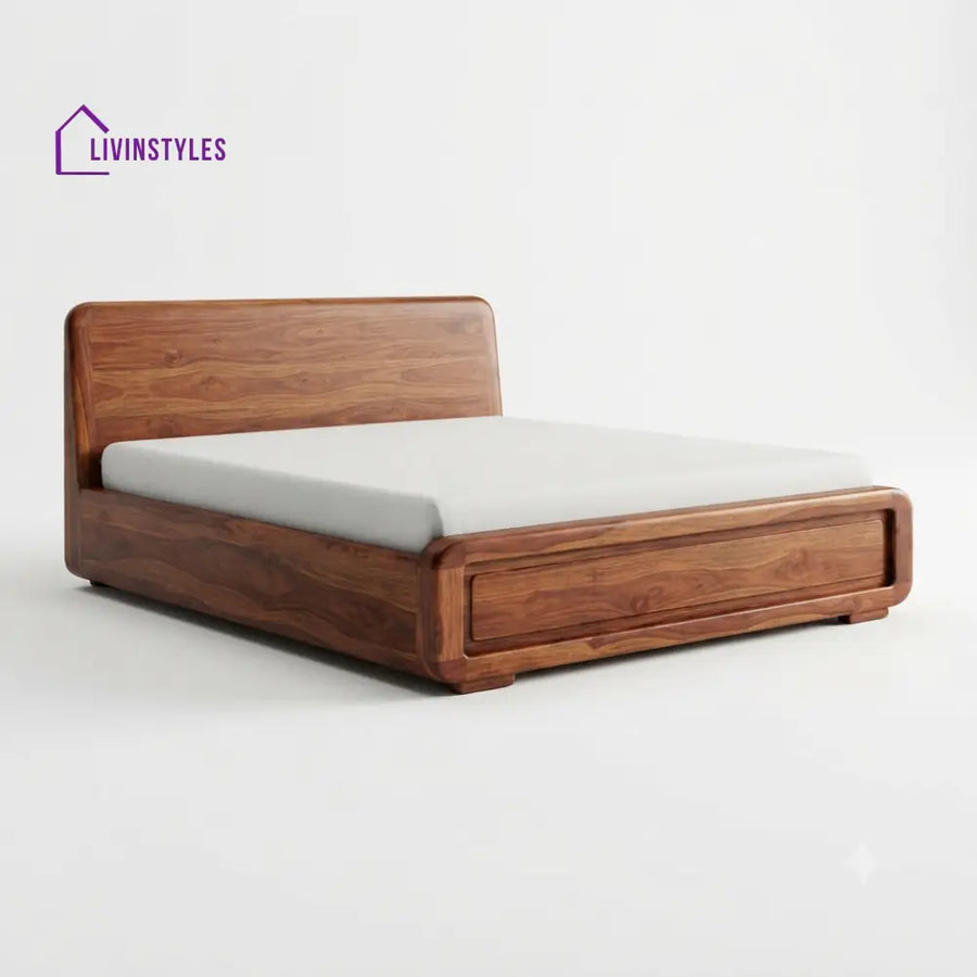 Khululekile Wooden Double Bed | King Size Bed | Queen Size Bed - Bed Without Storage