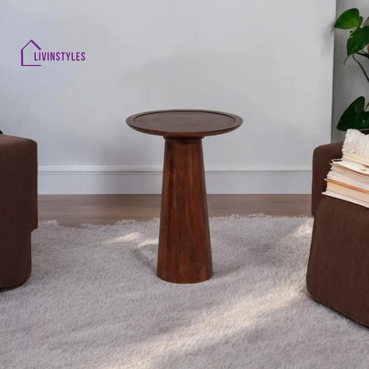 Kian Solid Wood Drink Table | End Table | Side Table for Living Room