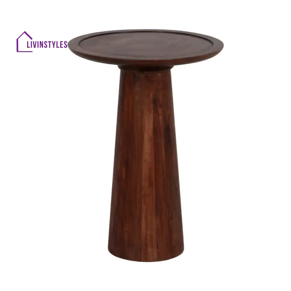 Kian Solid Wood Drink Table | End Table | Side Table for Living Room