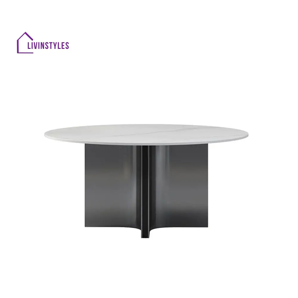 Kian Stainless Steel Frame Coffee Table for Living Room