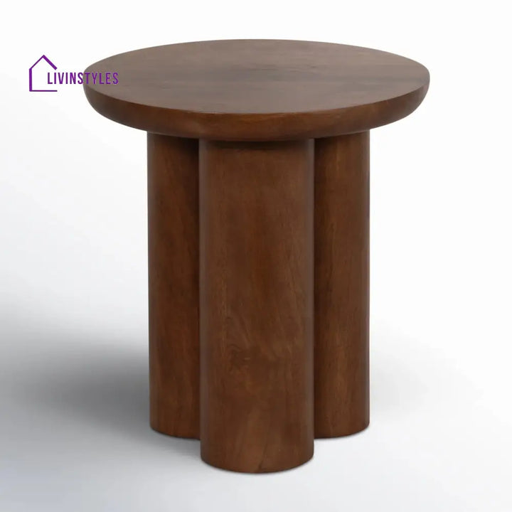 Kiara Solid Wood Drink Table | End Table | Side Table for Living Room